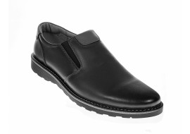 Pantofi barbati casual, din piele naturala, cu elastic, Ciucaleti Shoes, 480ELN